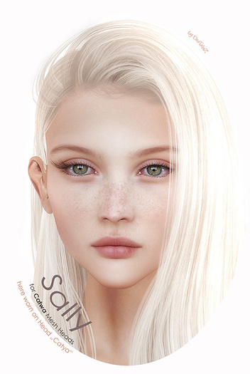 DeeTaleZ *Appliers* CATWA Head "Sally" - Skintone: MIXEDTYPE - BOM ready!