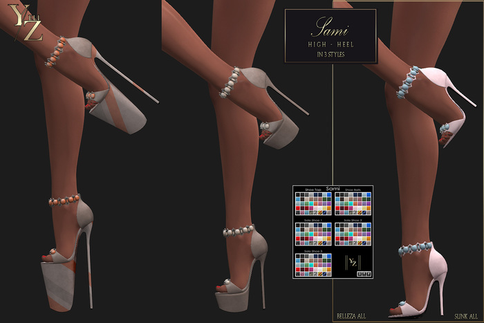 YELIZ MESH "SAMI" HighHeels with HUD  -DEMO-