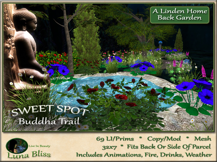 Buddha Trail SWEET SPOT - Back Garden (boxed)