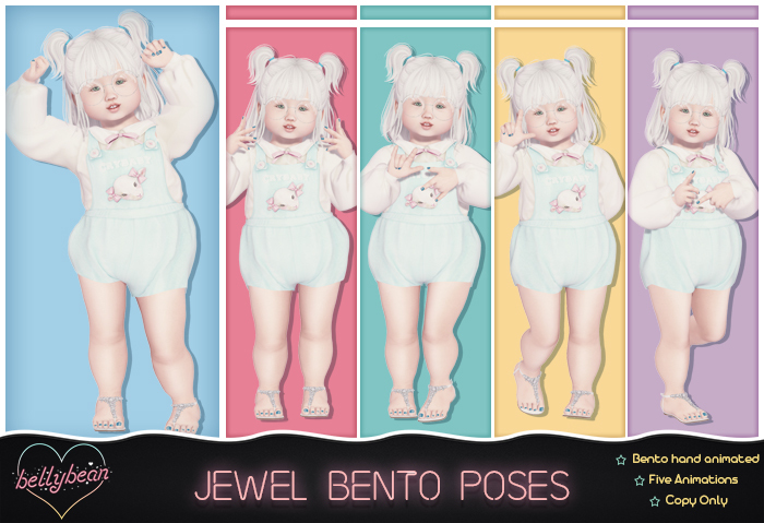 { Bellybean } Jewel Bento Poses