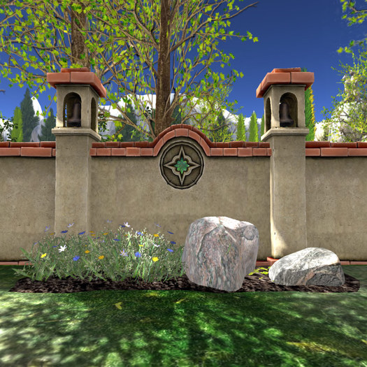 Border Flowers With Soil, Rocks and Without Soil and Rocks ❤ 