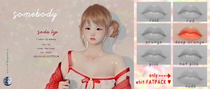 somebody . soda lip _ deep orange (GENUS)