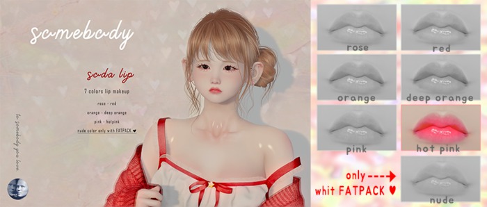 somebody . soda lip _ hot pink (GENUS)