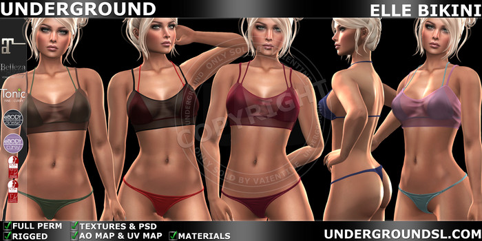 [UG MESH] ELLE BIKINI - FULL PERM