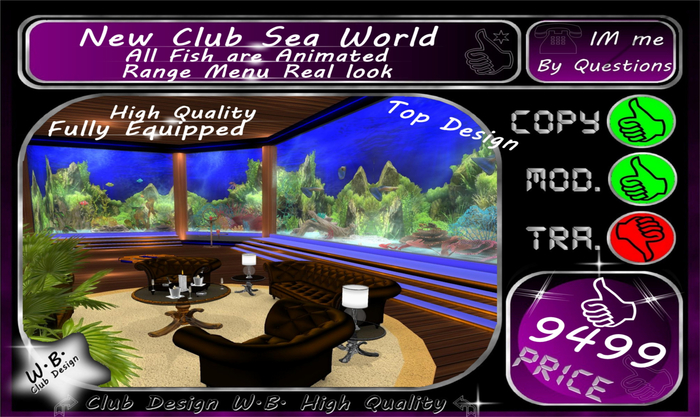 * New Top Club * SEA WORLD * Fully Equipped *