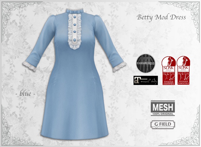 *GF* Betty Mod Dress -blue-