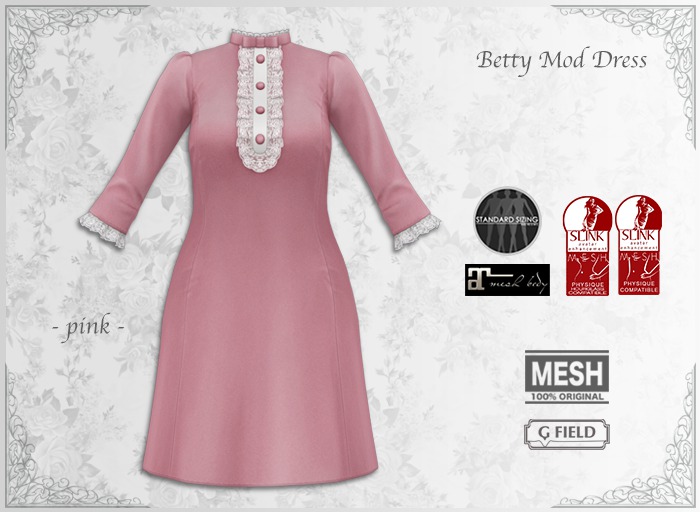 *GF* Betty Mod Dress -pink-