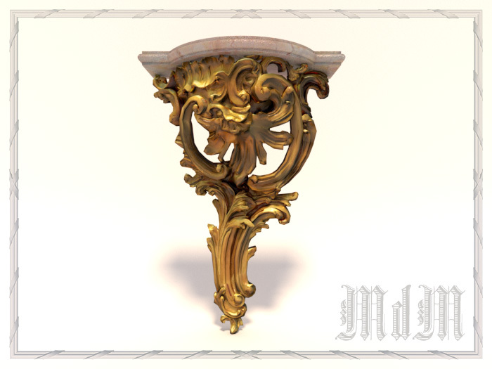 Small Louis XV Console - Gilded wood