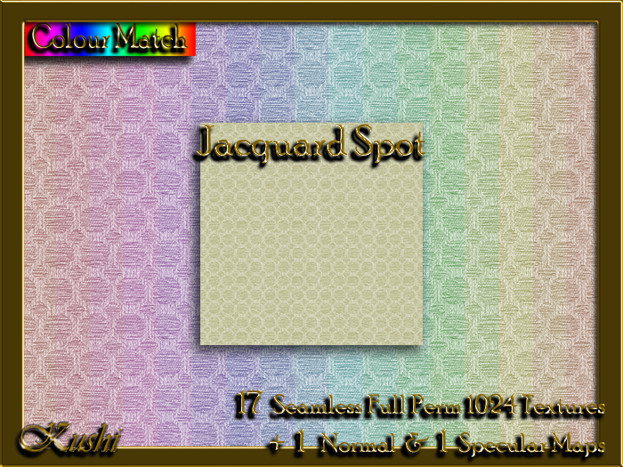 !Kushi! JacquardSpot Textures -WearToUnpack