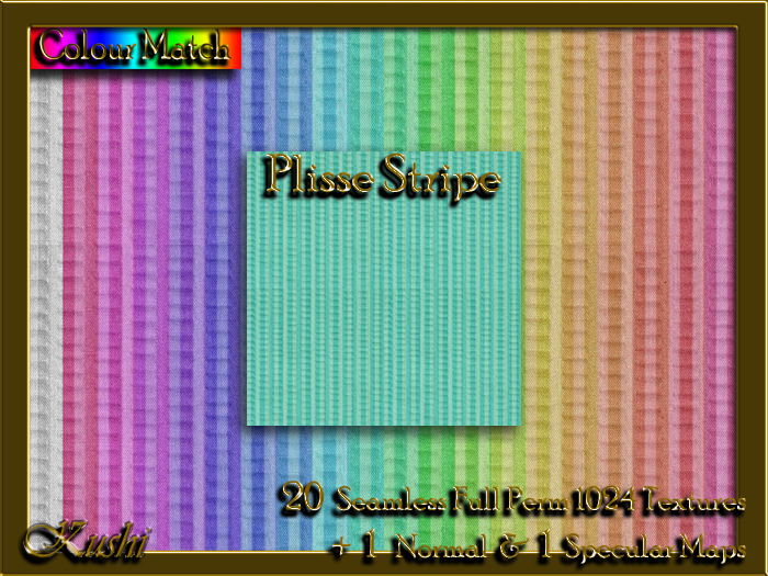 Plisse Stripe Textures