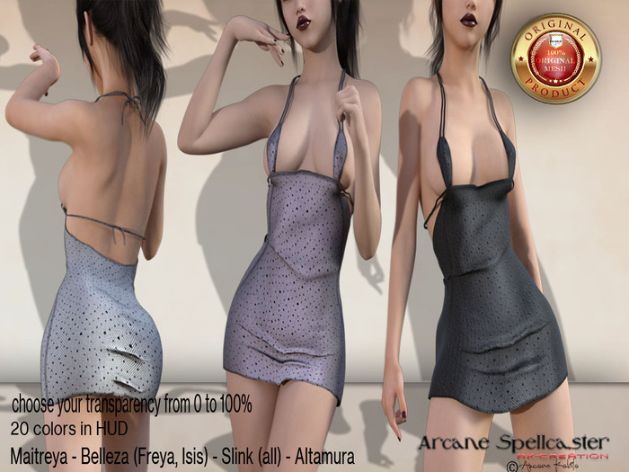 bag Dress Oxcuro Trasparency *Arcane Spellcaster*