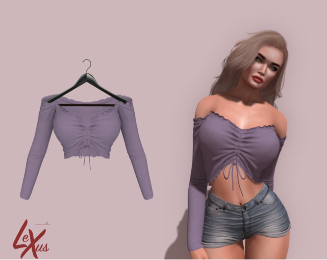 Lexus - amira - top - purple