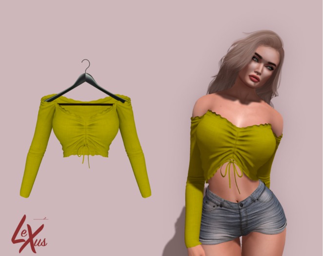 Lexus - amira - top - yellow