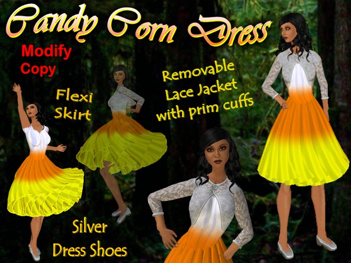 *Timeless* Candy Corn Dress (boxed)