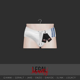 Legal Insanity - Alan briefs white/blue