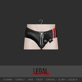 Legal Insanity - Alan briefs black/red