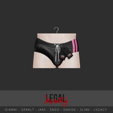 Legal Insanity - Alan briefs black/pink