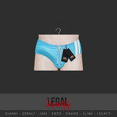 Legal Insanity - Alan briefs azure/white