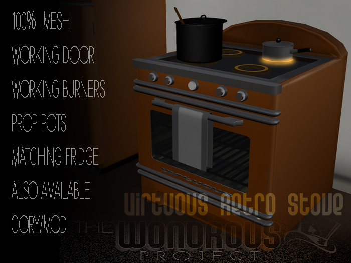 Virtuous Retro Stove Orange