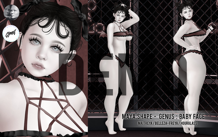 ::Glonet: Maya Shape Genus - Baby face DEMO