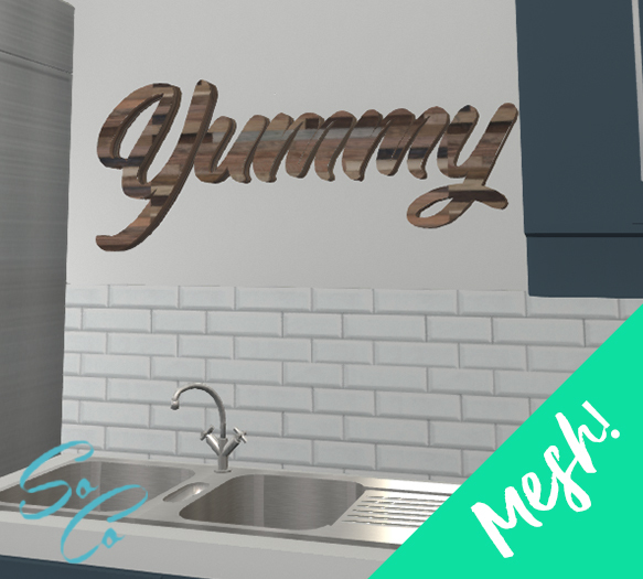 [SoCo] Yummy Decor Sign