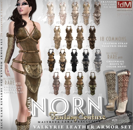 !dM Norn **TAUPE/GOLD** (BOX #6)