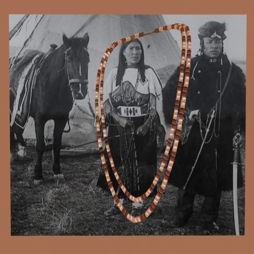NECKLACE NATIVE BEAD 