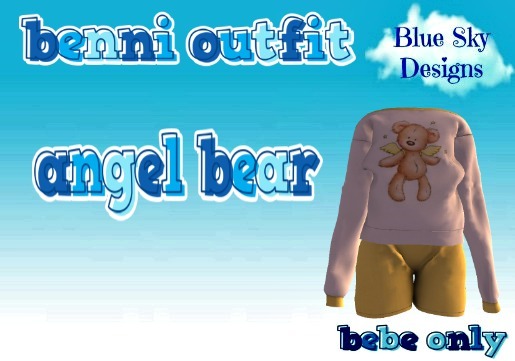 -BSD- Benni Outfit-Bebe-Angel Bear-Boxed