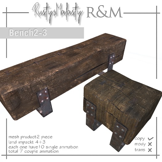 Rusty&Malasty _Bench2-3 BOX