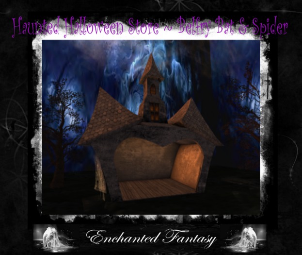 Haunted Halloween Store ~ Belfry Bat & Spider