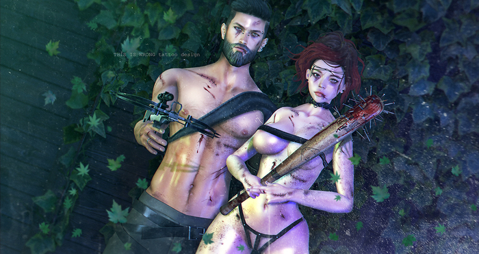 THIS IS WRONG Survivor tattoo - female pack