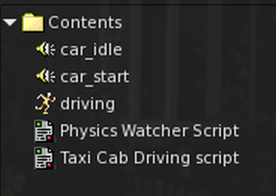Car Driving Script-sound & Sound