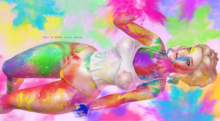 THIS IS WRONG Holi tattoo - male pack