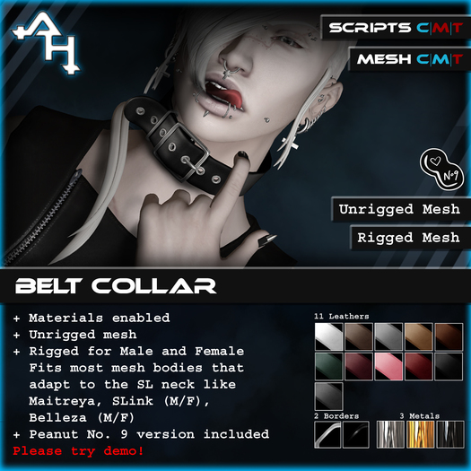 +AH+ Belt Collar DEMO(wear)