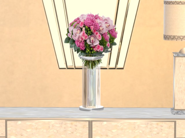 Pearl Vase crystal 3 pr mp
