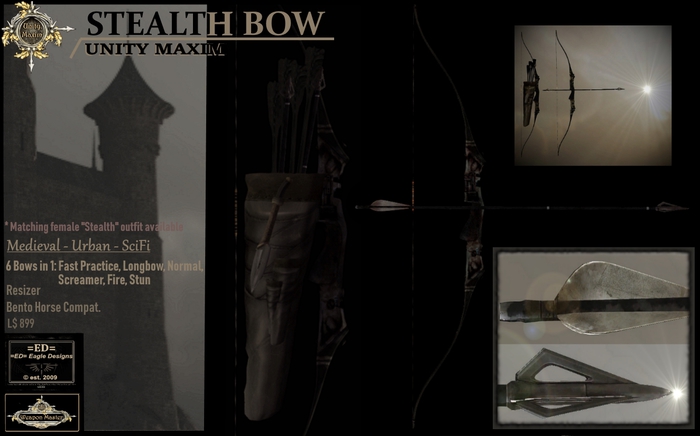=ED= STEALTH Bow - (UM= v2.0) - Unity Maxim