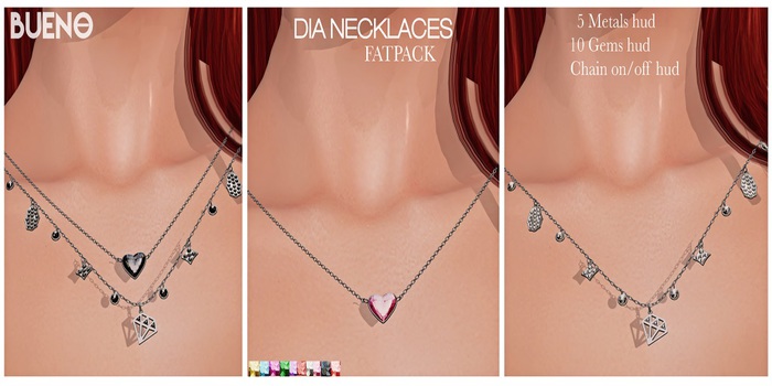 BUENO- Dia Necklaces Fatpack