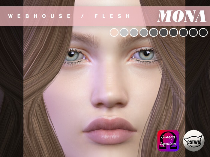 FLESH - Mona - No.1 - Catwa&Omega (Add Me)