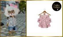 *DB* DINKIES OFF SHOULDER BLOUSE blush