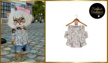 *DB* DINKIES OFF SHOULDER BLOUSE cream