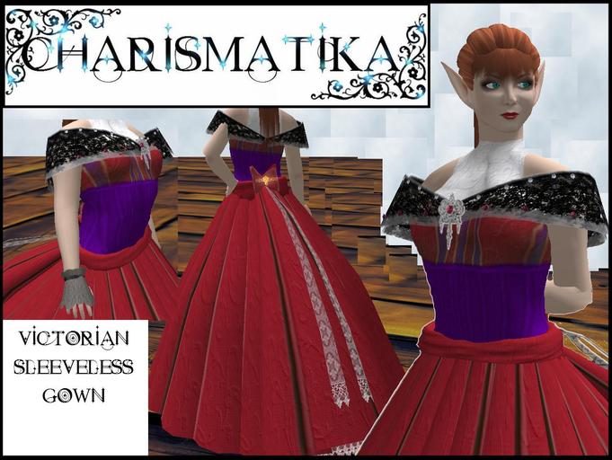 *Charismatika* Victorian Sleeveless Gown