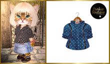 *DB* DINKIES MOCA BLOUSE * blue