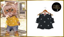 *DB* DINKIES MIA BLOUSE * black