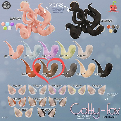 09 {Catty-fox} tail CHOKO