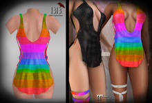 (*<*) 1313 Savette Cami - Rainbow