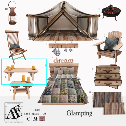 *AF* Glamping 4 - Bench