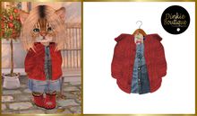 *DB* DINKIES HOODED CARDIGAN red