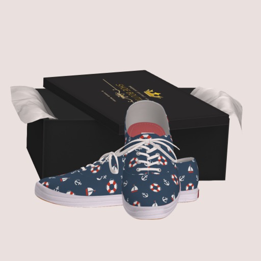 NAUTICAL Ken's Canvas Sneaker Shoes - (BOXED)