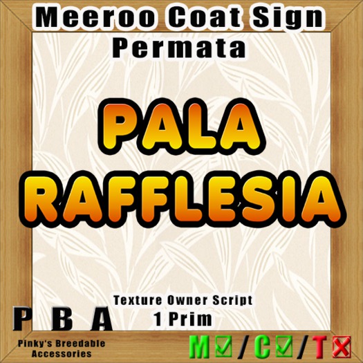 Meeroo Coat Sign "Permata" Vers. 1