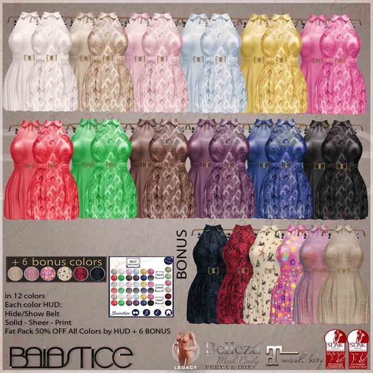 Baiastice_Pierre Dress-All Colors+6 Bonus